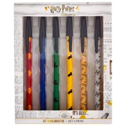 Harry Potter - Hogwarts House Pride Stifte 6er Set
