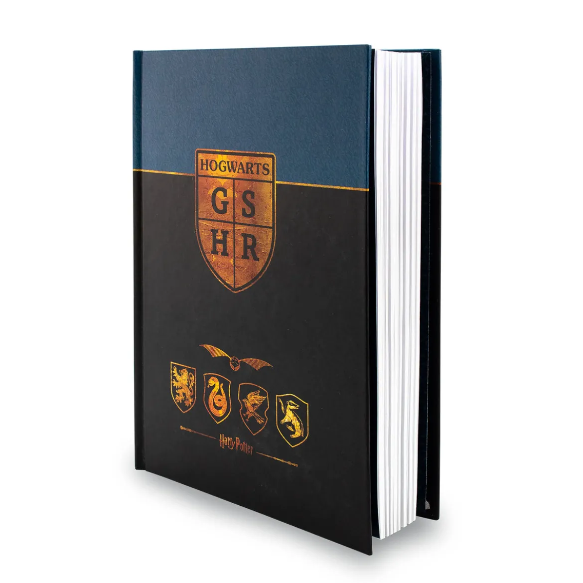 Harry Potter - Hogwarts Häuser Wappen Notizbuch A5