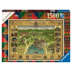 Harry Potter - Hogwarts Karte Puzzle 1500 Teile