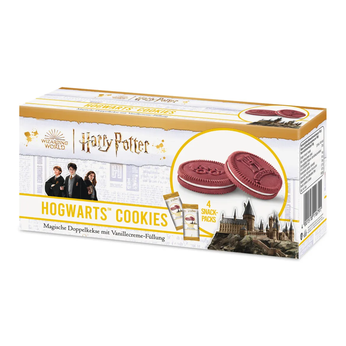 Harry Potter - Hogwarts Kekse mit Vanillecreme-Füllung