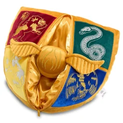 Harry Potter - Hogwarts Kissen mit Goldener Schnatz Plüsch Figur