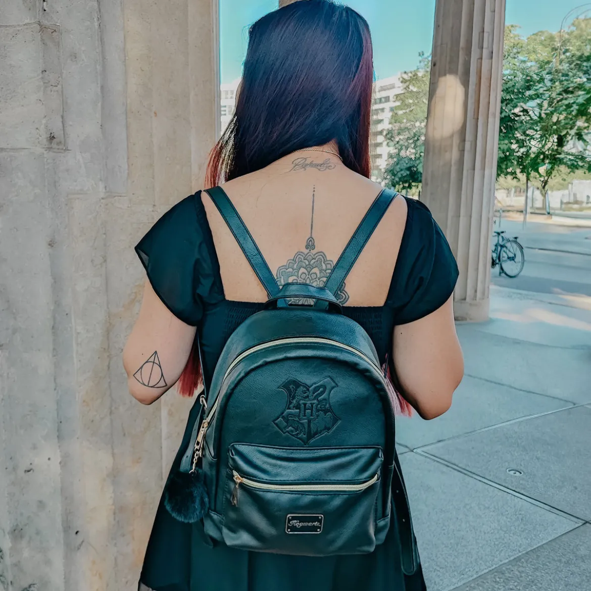Harry Potter - Hogwarts Mini Rucksack schwarz