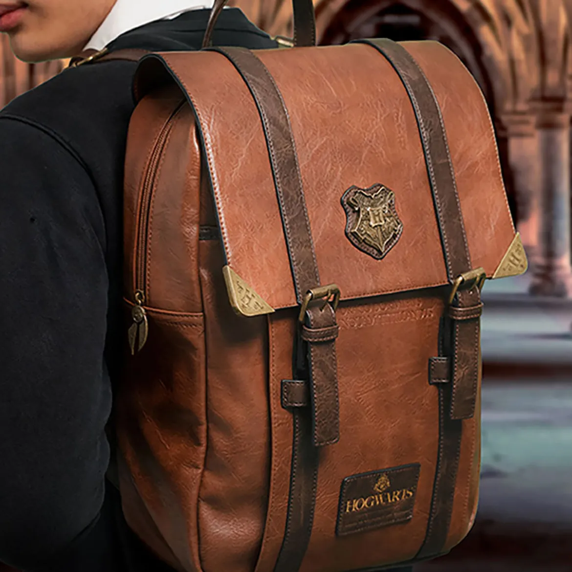 Harry Potter - Hogwarts Rucksack braun
