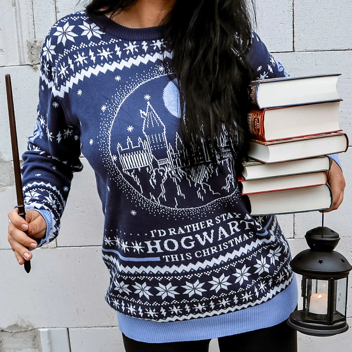 Harry Potter - Hogwarts Schloss Strickpullover