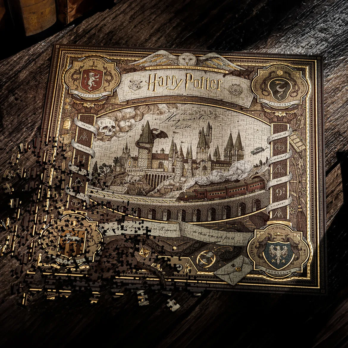 Harry Potter - Hogwarts Schloss Premium Puzzle