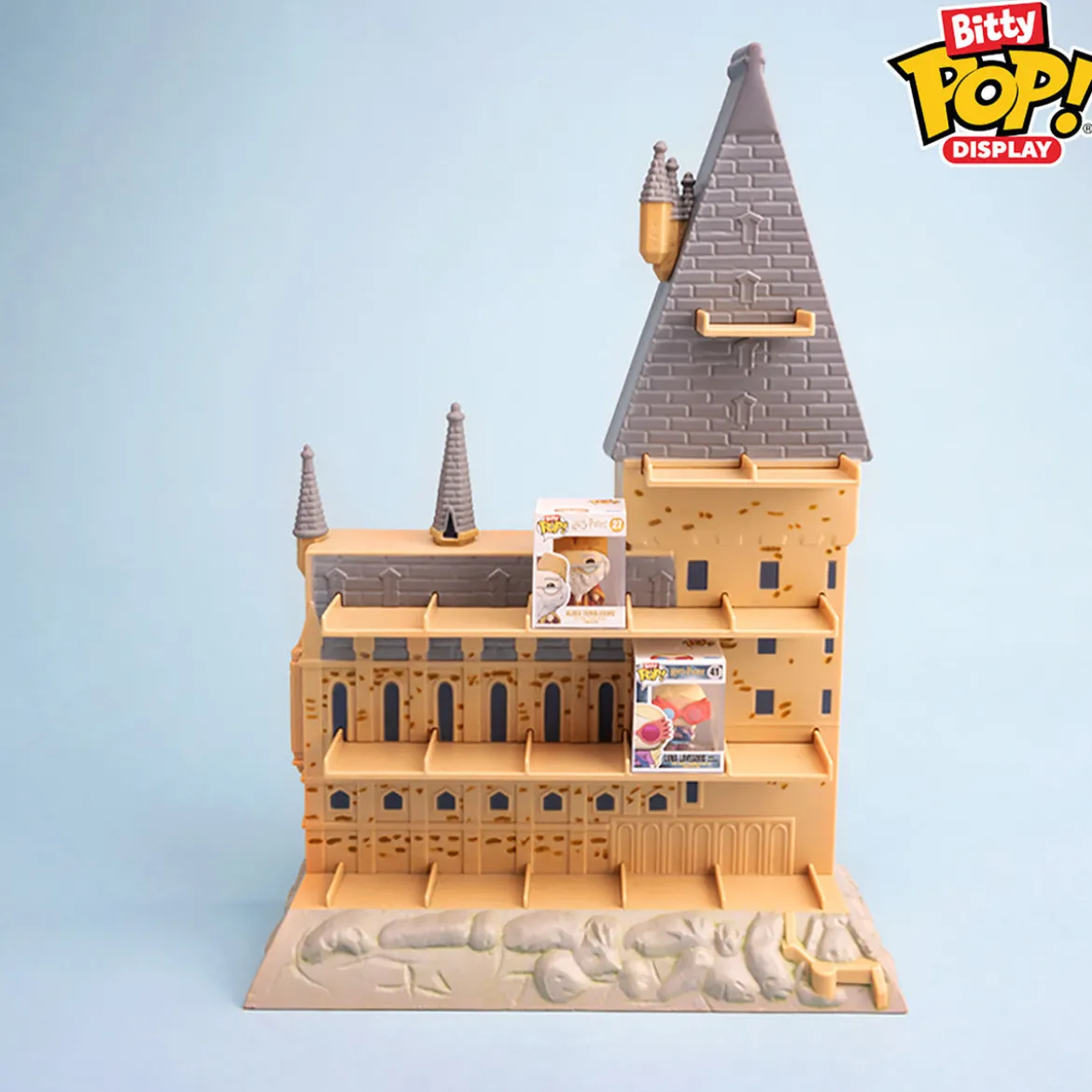 Harry Potter - Hogwarts Schloss Funko Bitty Pop Display mit 2 Figuren