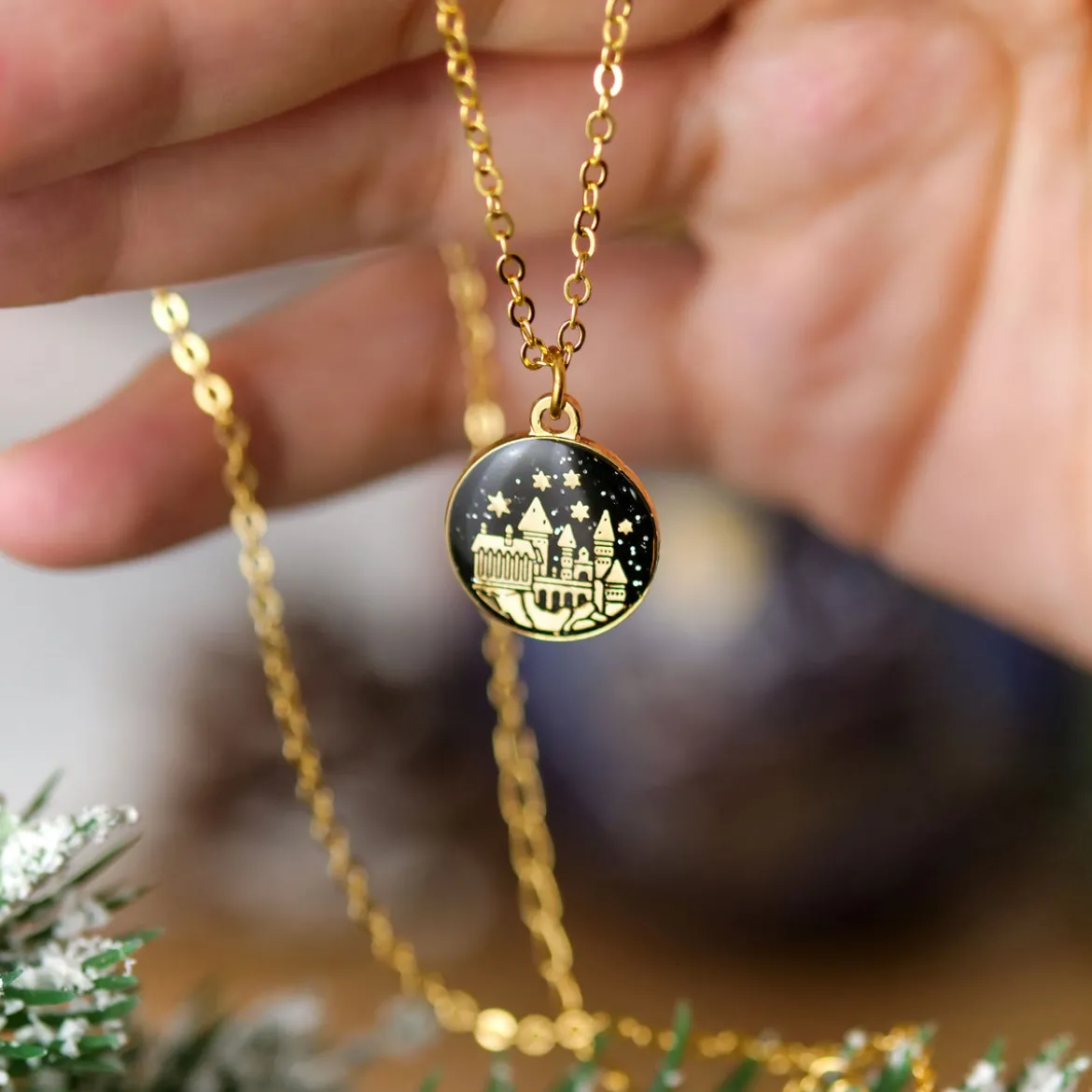 Harry Potter - Hogwarts School of Witchcraft Weihnachtskugel mit Kette