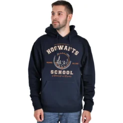 Harry Potter - Hogwarts School Hoodie blau