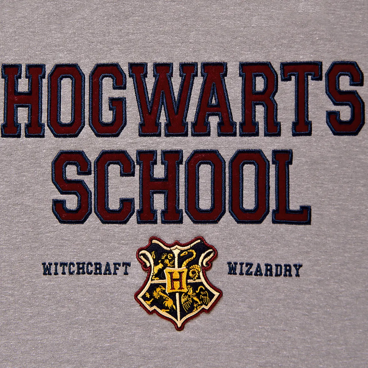 Harry Potter - Hogwarts School Hoodie grau