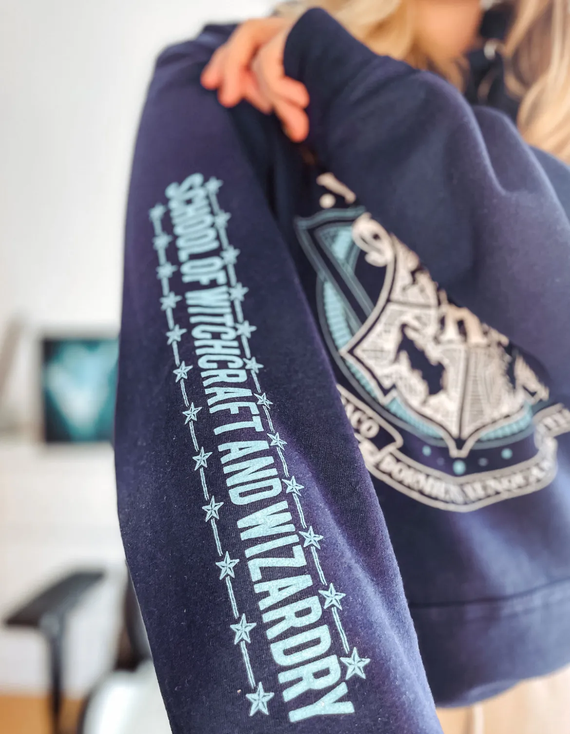 Harry Potter - Hogwarts School of Witchcraft Hoodie blau