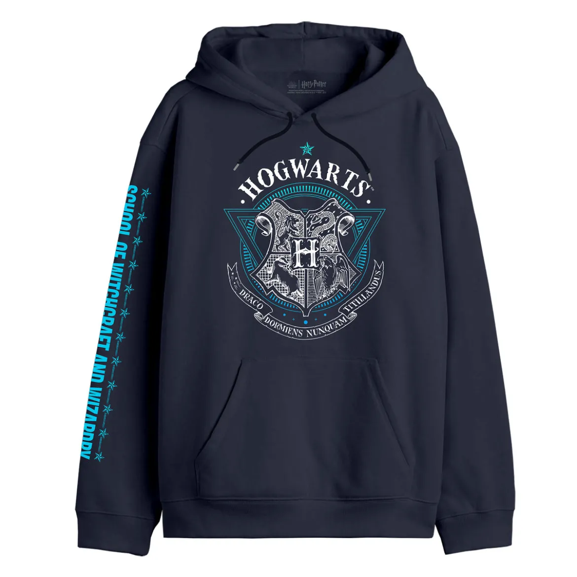 Harry Potter - Hogwarts School of Witchcraft Hoodie blau