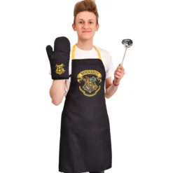 Harry Potter - Hogwarts Schürze mit Ofenhandschuh