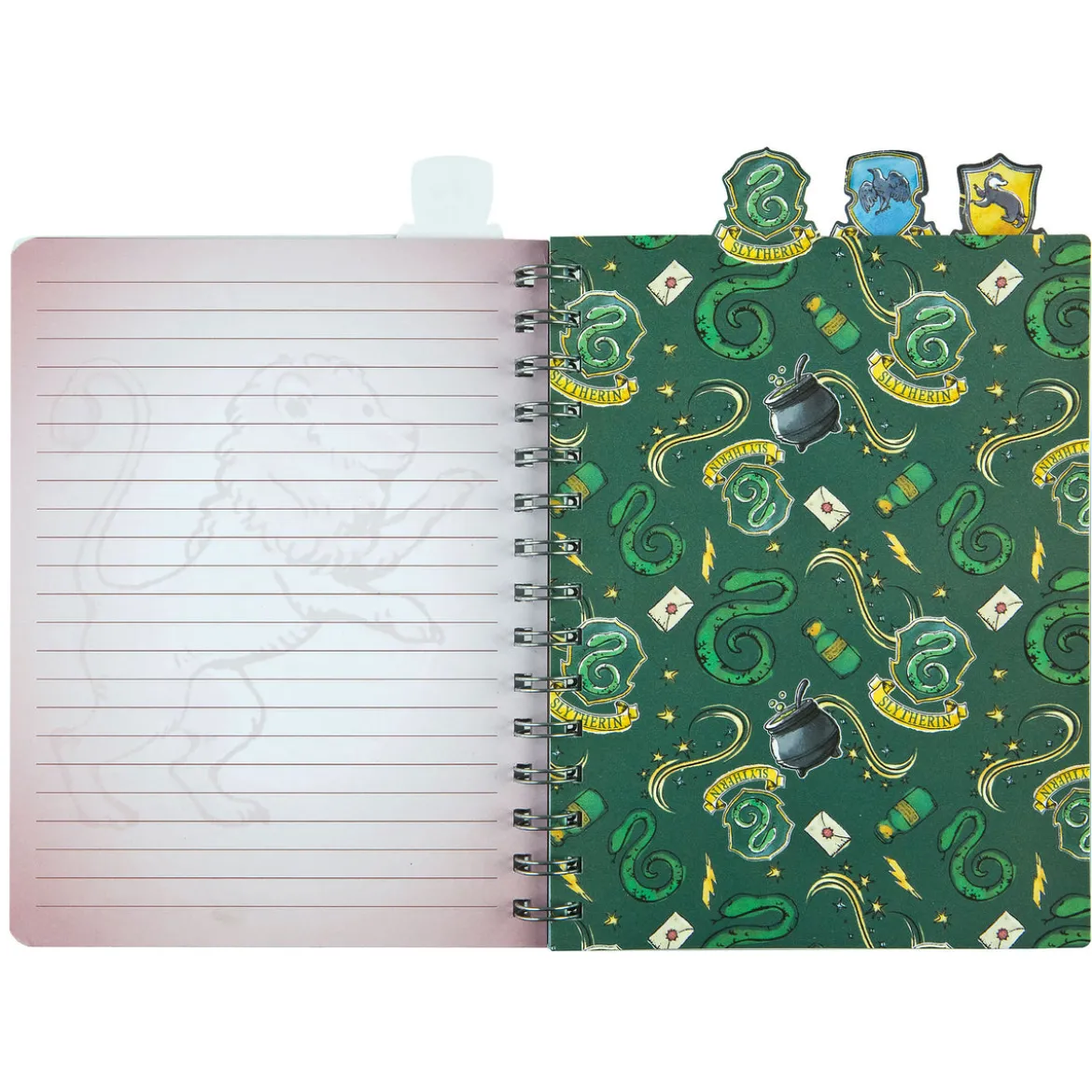 Harry Potter - Hogwarts Spiralnotizblock mit Register