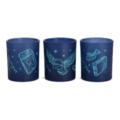 Harry Potter - Hogwarts Teelichthalter 3er Set