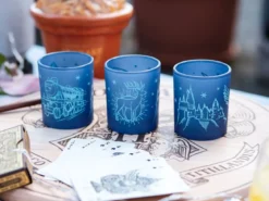 Harry Potter - Hogwarts Teelichthalter 3er Set