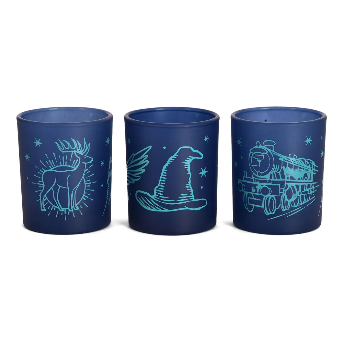 Harry Potter - Hogwarts Teelichthalter 3er Set