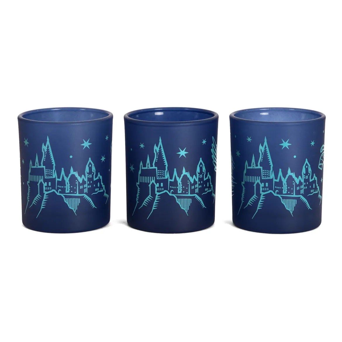 Harry Potter - Hogwarts Teelichthalter 3er Set