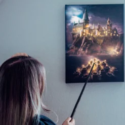Harry Potter - Hogwarts Wandbild mit Licht