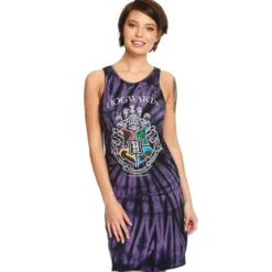 Harry Potter - Hogwarts Wappen Batik Minikleid