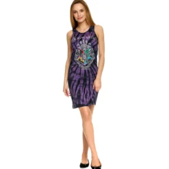 Harry Potter - Hogwarts Wappen Batik Minikleid