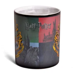 Harry Potter - Hogwarts Wappen Thermoeffekt Tasse