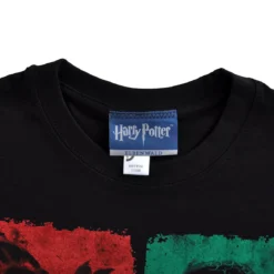 Harry Potter - Hogwarts Wappen distressed T-Shirt schwarz