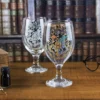 Harry Potter - Hogwarts Wappen Farbwechsel Glas