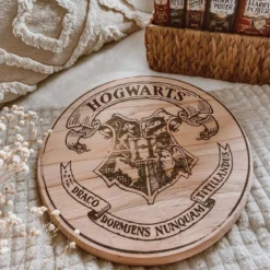 Harry Potter - Hogwarts Wappen Schneidebrett Buche