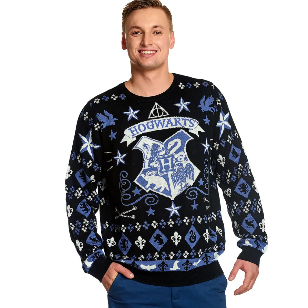 Harry Potter - Hogwarts Wappen Strickpullover