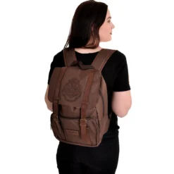Harry Potter - Hogwarts Wappen Rucksack braun