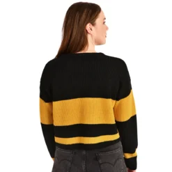 Harry Potter - Hufflepuff Crop Sweater Damen