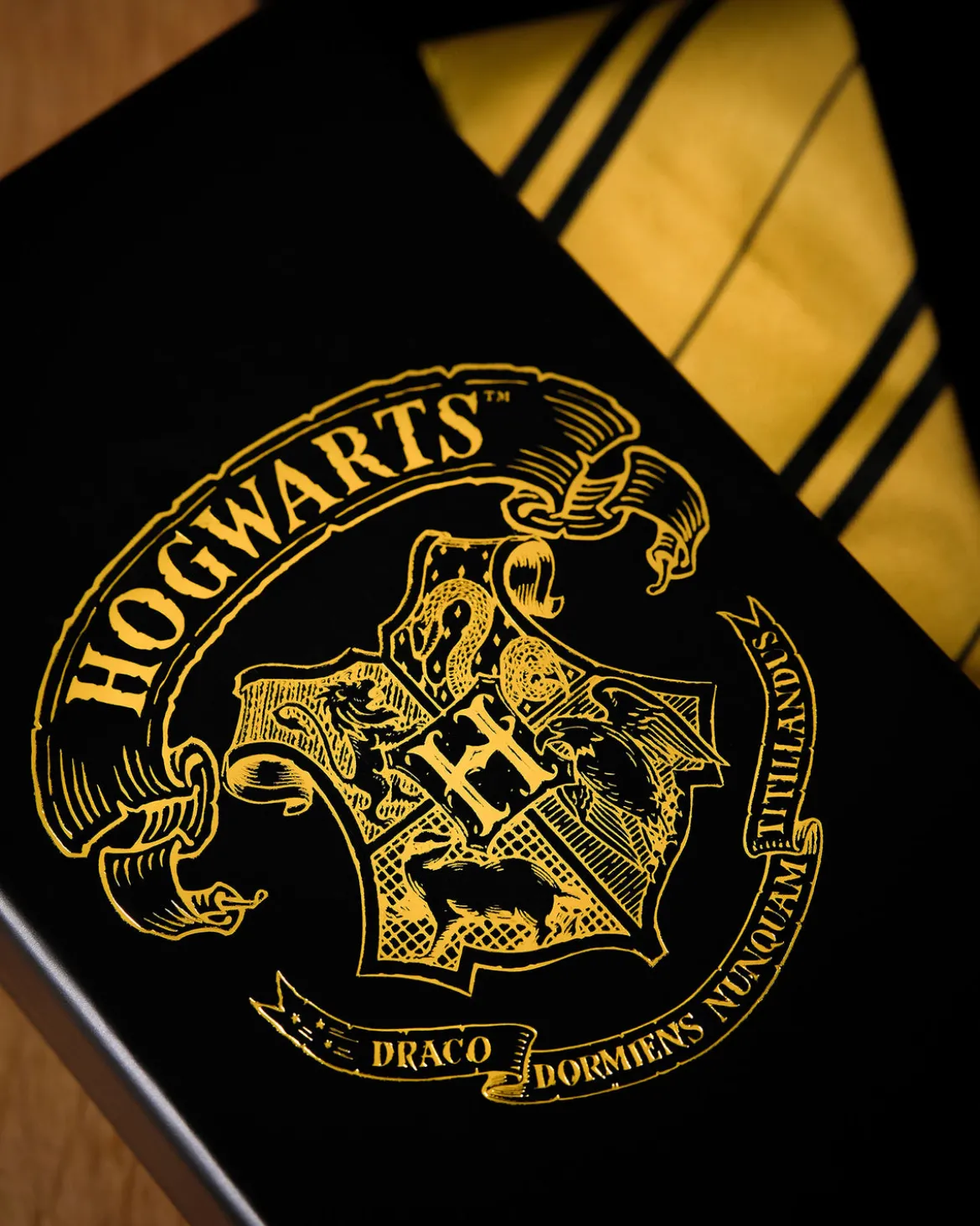 Harry Potter - Hufflepuff Krawatte mit Geschenkbox