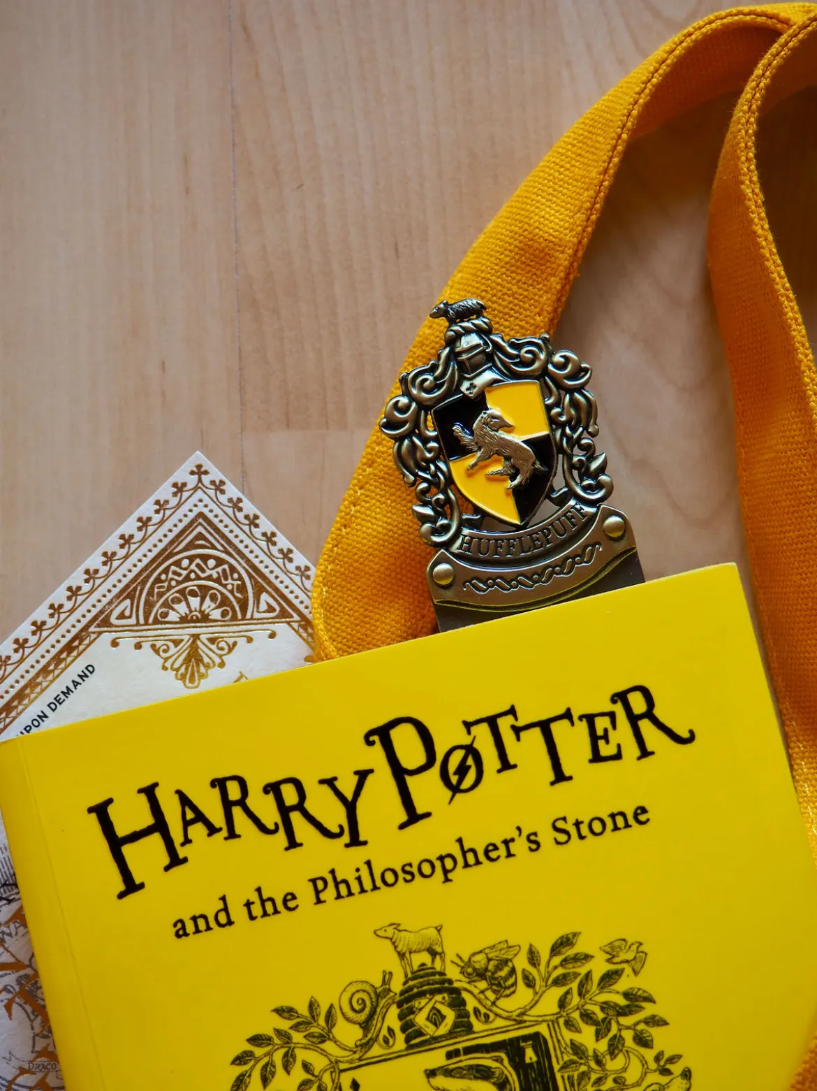 Harry Potter - Hufflepuff Lesezeichen gelb