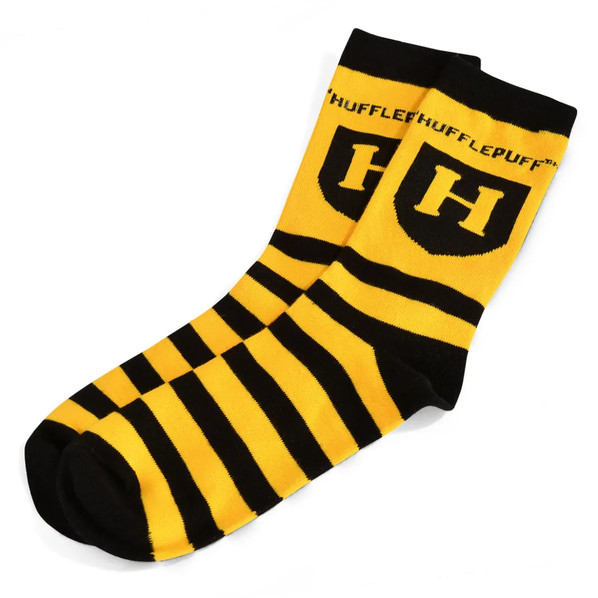 Harry Potter - Hufflepuff Logo Socken gelb-schwarz