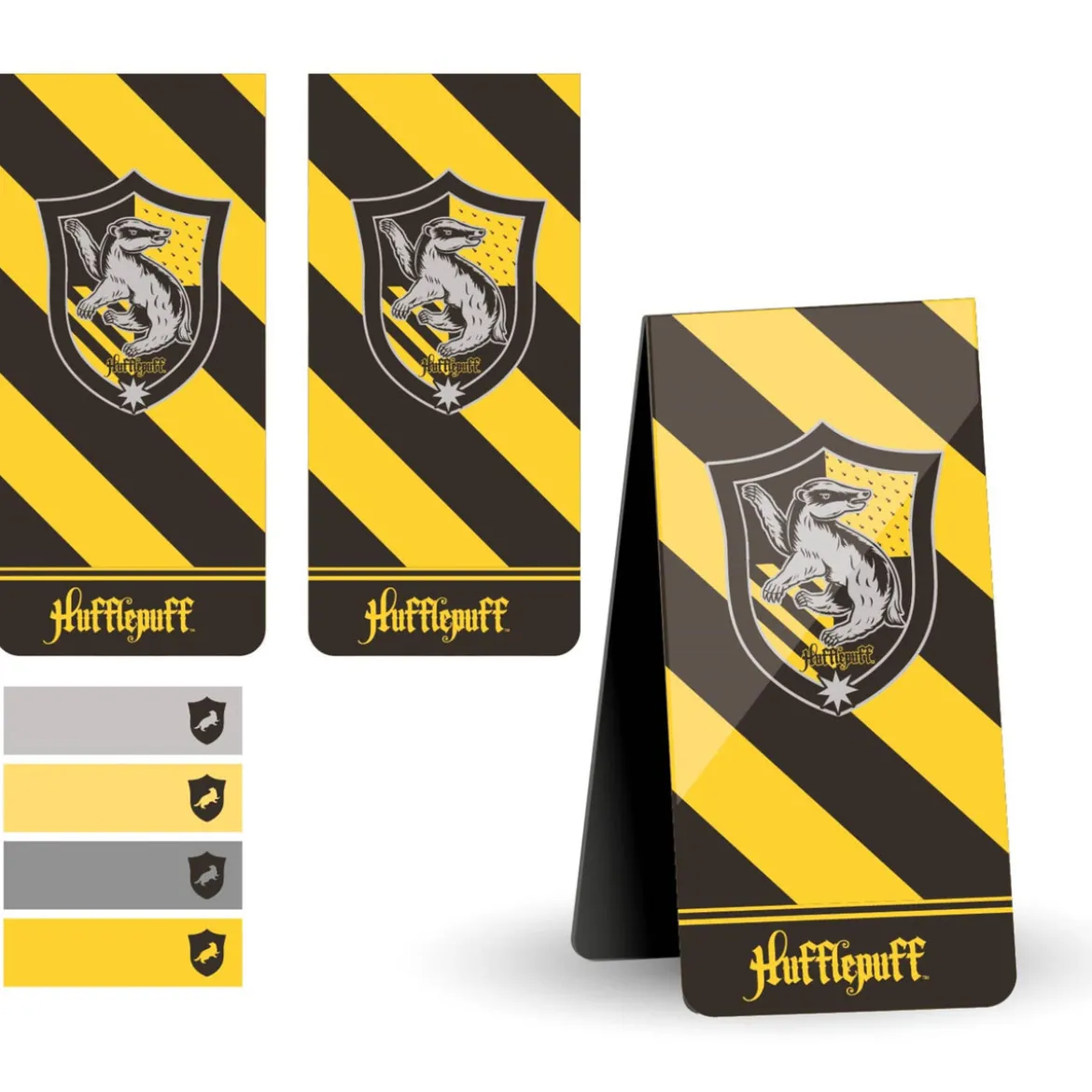 Harry Potter - Hufflepuff Magnet Lesezeichen mit Haftnotizen