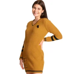 Harry Potter - Hufflepuff Strickkleid gelb