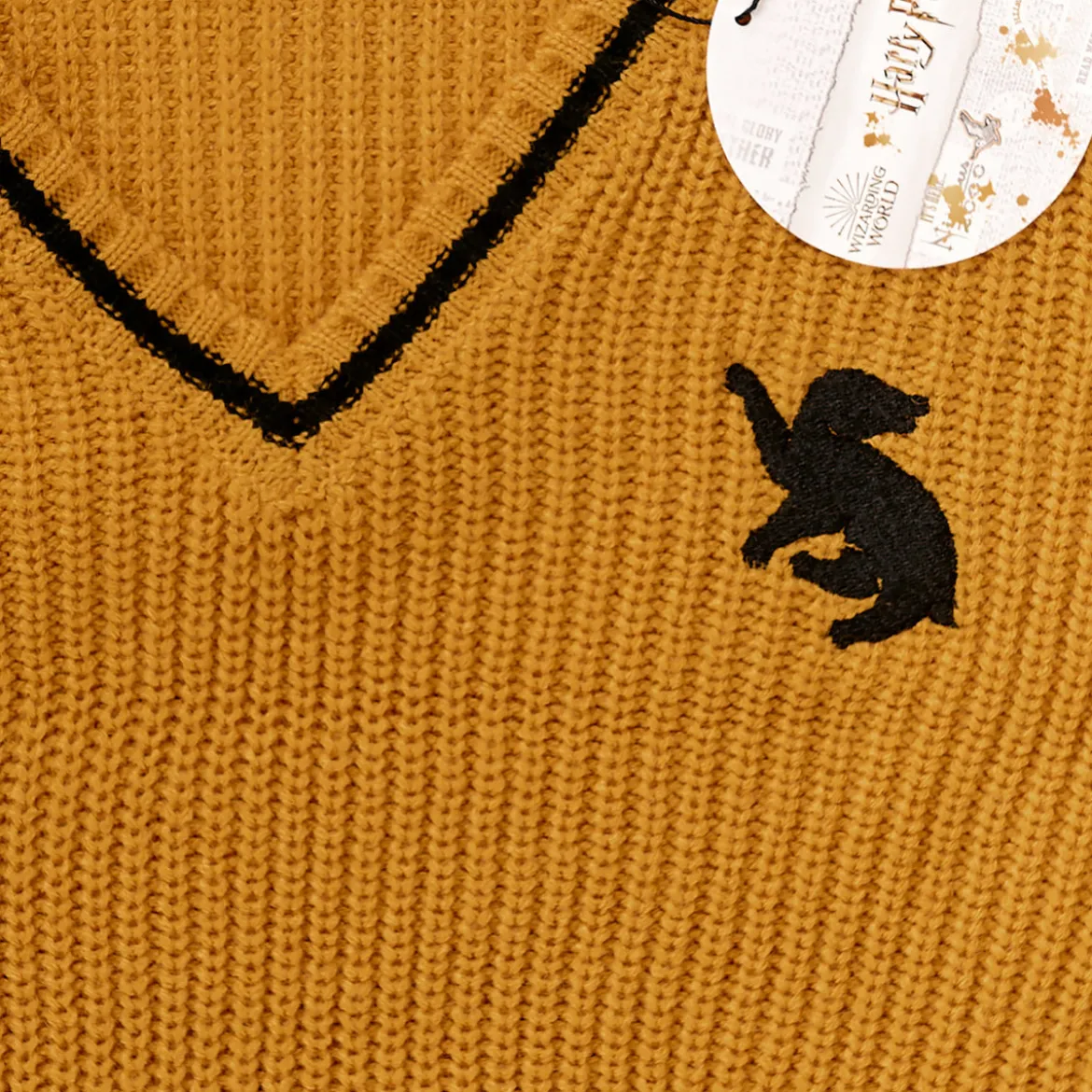 Harry Potter - Hufflepuff Strickkleid gelb