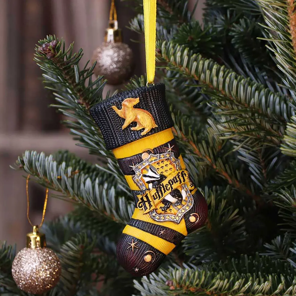 Harry Potter - Hufflepuff Strumpf Weihnachtsbaum-Schmuck