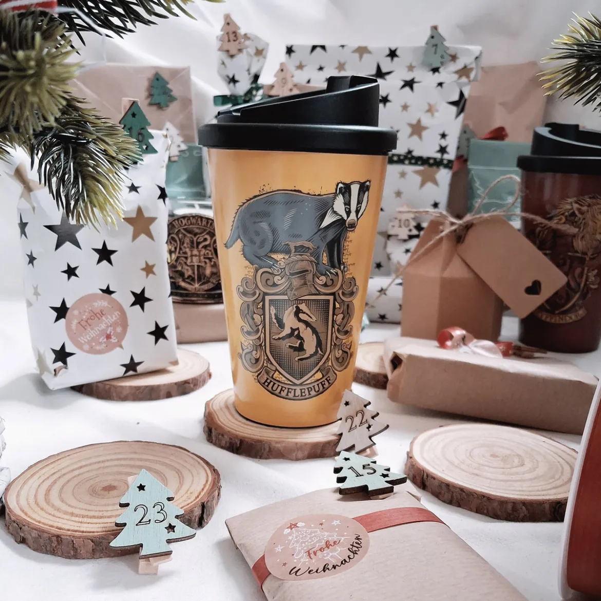 Harry Potter - Hufflepuff Thermobecher