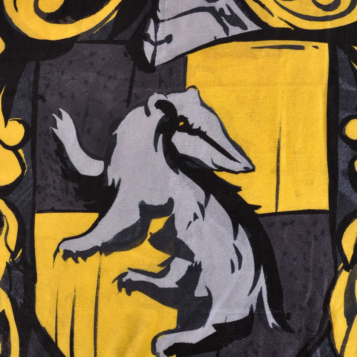 Harry Potter - Hufflepuff Wappen Strandtuch