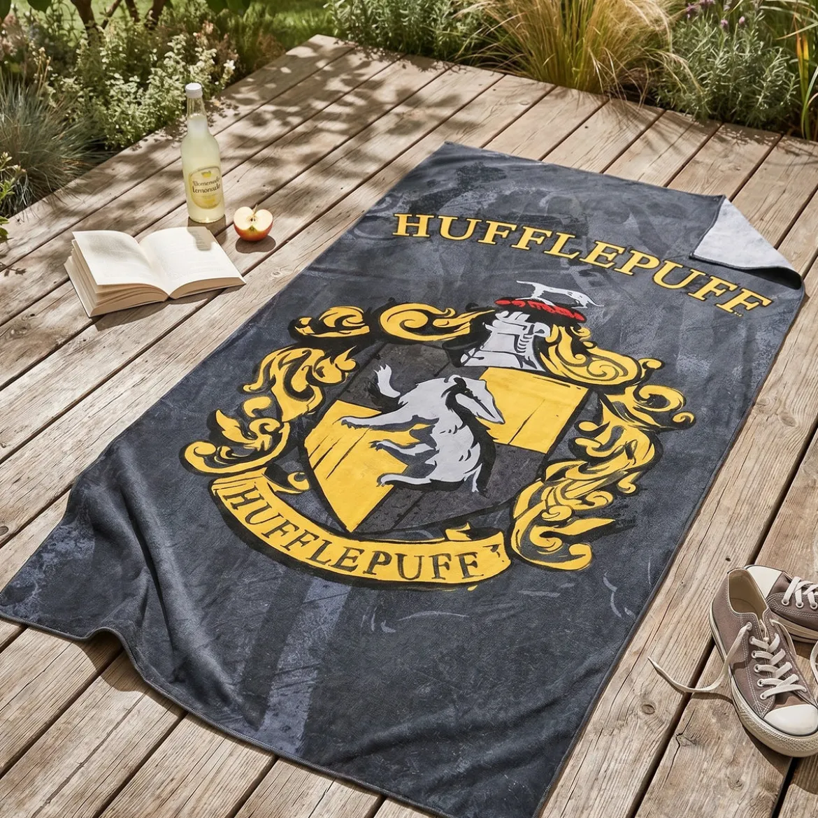 Harry Potter - Hufflepuff Wappen Strandtuch