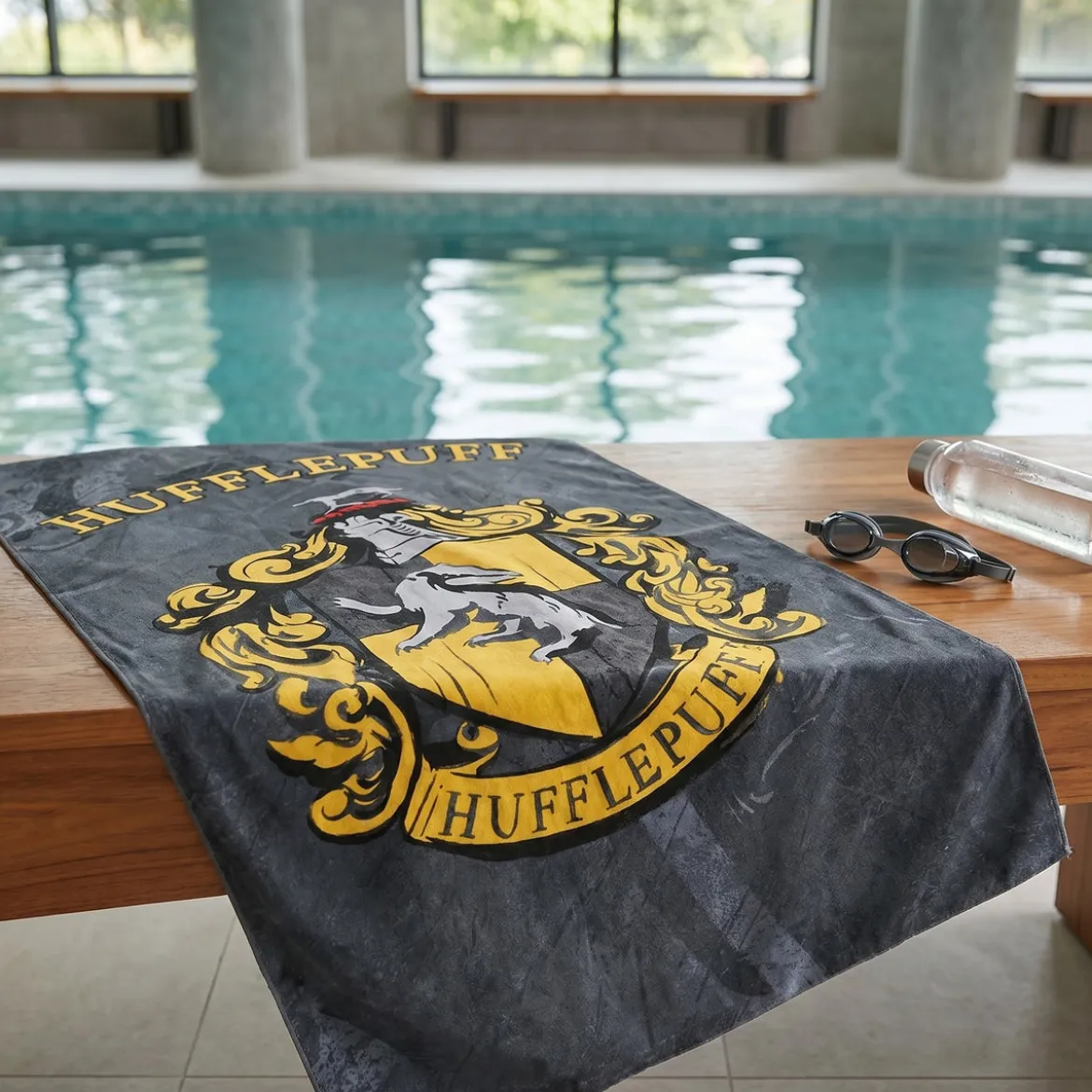 Harry Potter - Hufflepuff Wappen Strandtuch