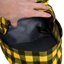 Harry Potter - Hufflepuff Wappen Karo Rucksack