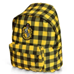 Harry Potter - Hufflepuff Wappen Karo Rucksack