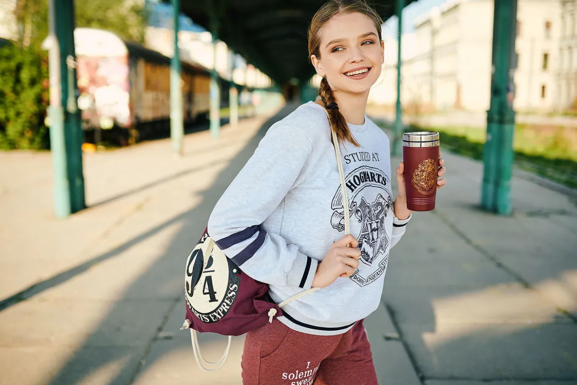 Harry Potter - I Studied at Hogwarts Damen Sweater grau