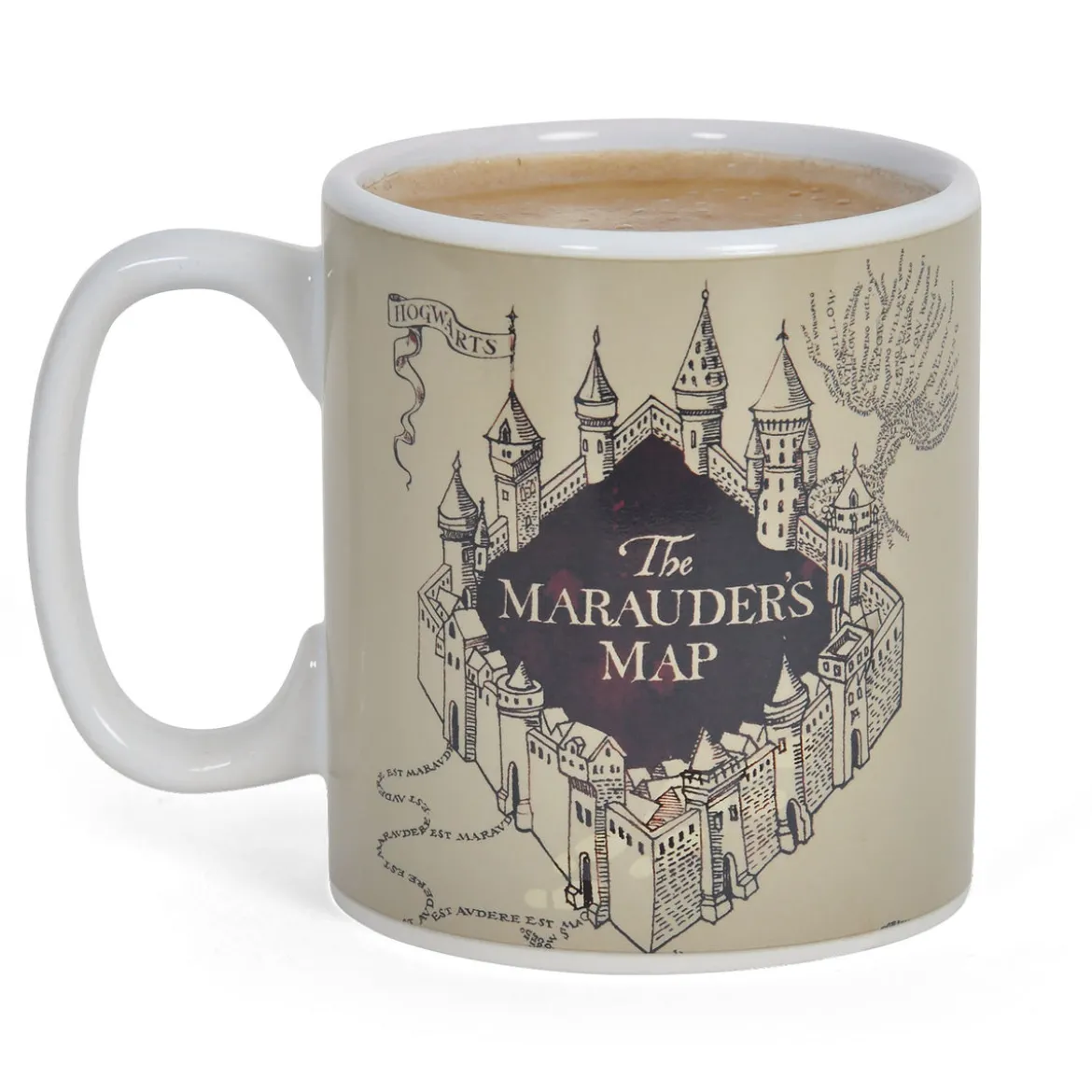 Harry Potter - Karte des Rumtreibers Thermoeffekt Tasse