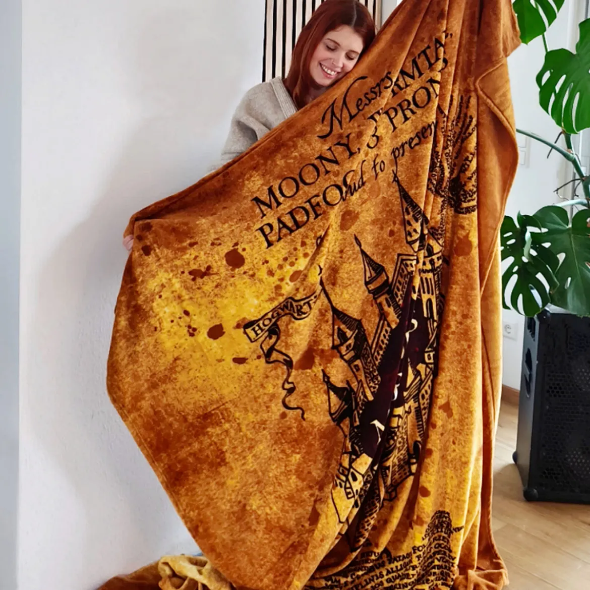 Harry Potter - Karte des Rumtreibers Flauschdecke