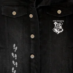 Harry Potter - Karte des Rumtreibers Jeansjacke Damen schwarz