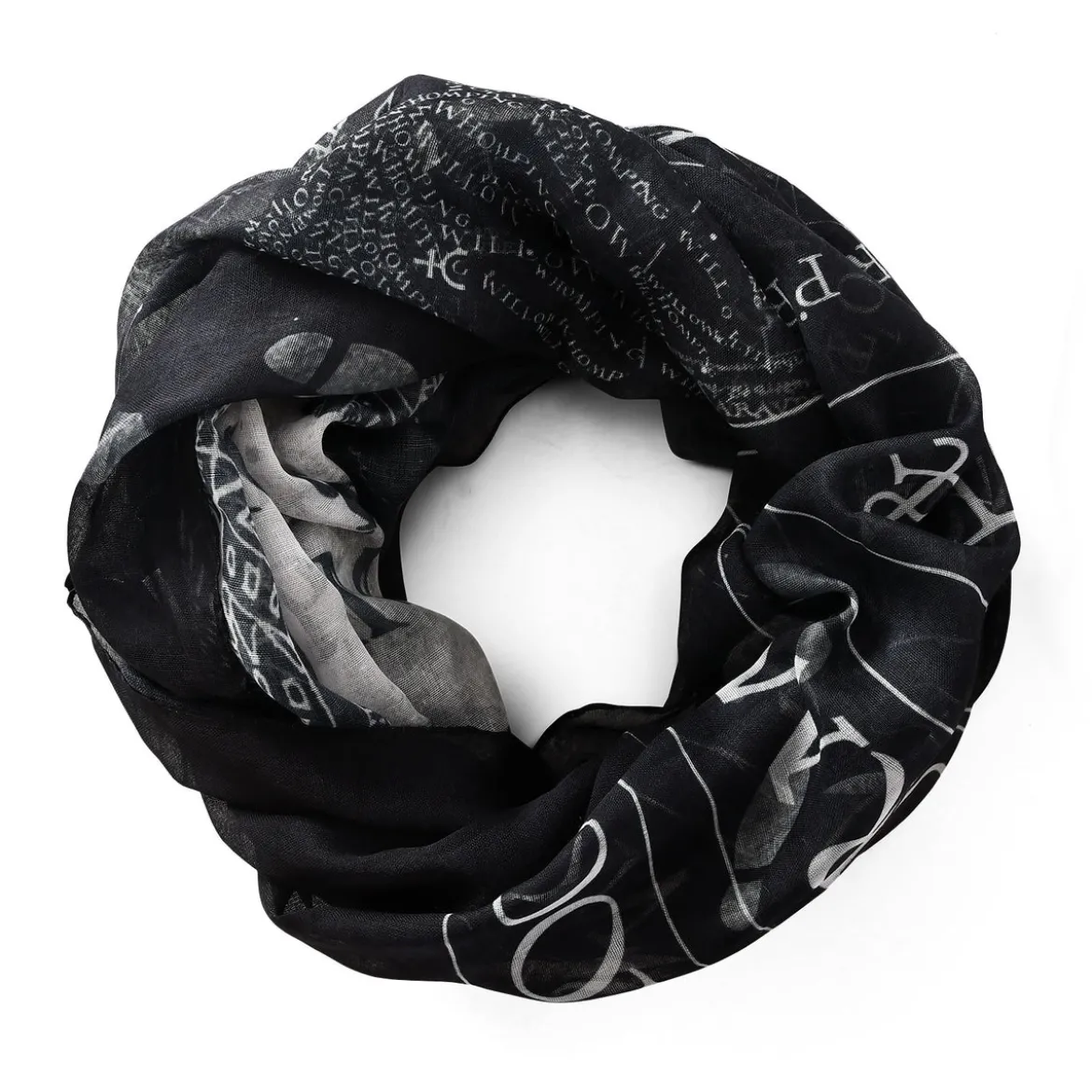 Harry Potter - Karte des Rumtreibers Loop Schal schwarz