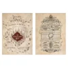 Harry Potter - Karte des Rumtreibers und Einkaufsliste Poster 2er Set